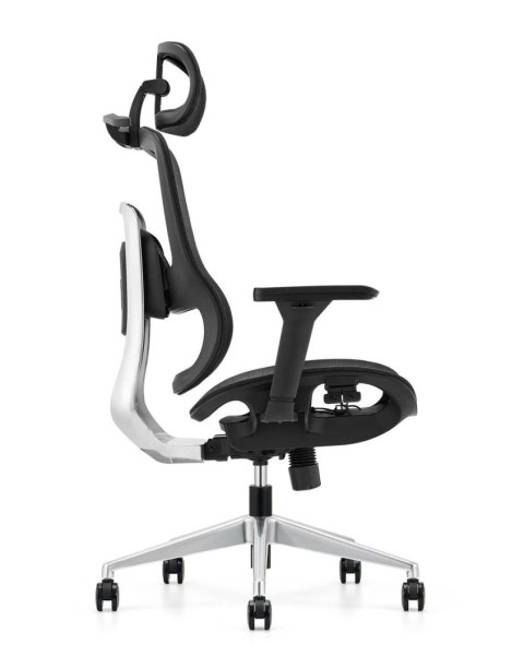 FOTEL BIUROWY ERGONOMICZNY ERGOZEN, CZARNY, WYGODNY, DO SALONU, SIATKOWY
