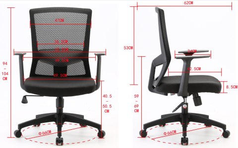 FOTEL BIUROWY OBROTOWY AEROFORM, CZARNY, DO SALONU, WYGODNY, Z SIATKĄ, STYL