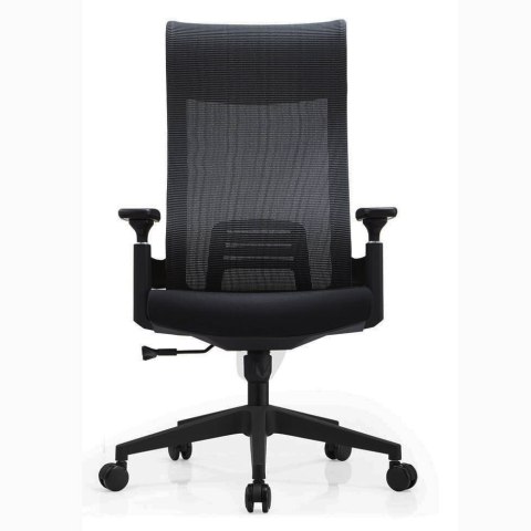 FOTEL BIUROWY NEXUS, ERGONOMICZNY, SZARY, CZARNY, SIATKA, WYGODNY