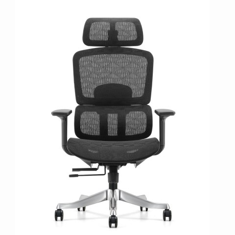 FOTEL BIUROWY ERGONOMICA, ERGONOMICZNY, CZARNY, WYGODNY, DO BIURA, Z SIATKĄ