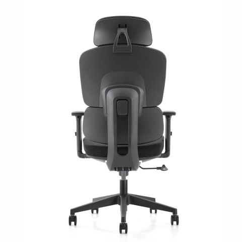 FOTEL BIUROWY ERGOFLEX, ERGONOMICZNY, CZARNY, WYGODNY, DO BIURA, Z BHP