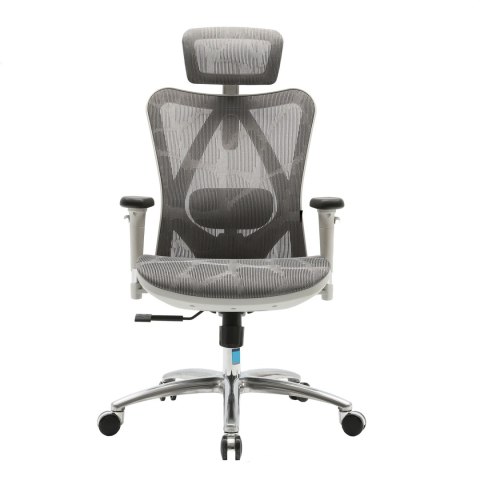 FOTEL BIUROWY ERGONOMICZNY ERGONOVA, CZARNY, SIATKA, WYGODNY, DO BIURA, 3D