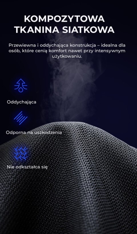 FOTEL GAMINGOWY VELOCE, CZARNY, Z PODNÓŻKIEM, WYGODNY, ROZKŁADANY