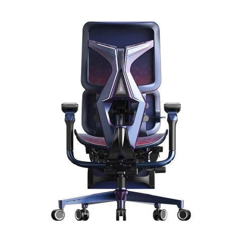 FOTEL VORTEX, ERGONOMICZNY, ROZKŁADANY, Z PODNÓŻKIEM, WYPOCZYNKOWY, CZARNY