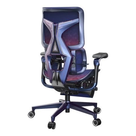 FOTEL VORTEX, ERGONOMICZNY, ROZKŁADANY, Z PODNÓŻKIEM, WYPOCZYNKOWY, CZARNY