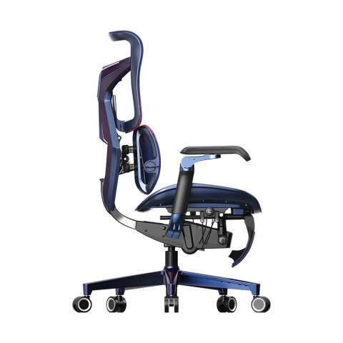 FOTEL VORTEX, ERGONOMICZNY, ROZKŁADANY, Z PODNÓŻKIEM, WYPOCZYNKOWY, CZARNY