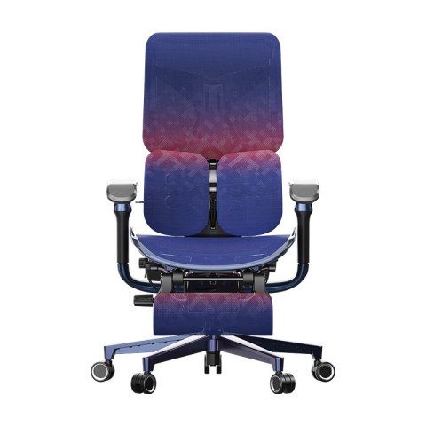 FOTEL VORTEX, ERGONOMICZNY, ROZKŁADANY, Z PODNÓŻKIEM, WYPOCZYNKOWY, CZARNY