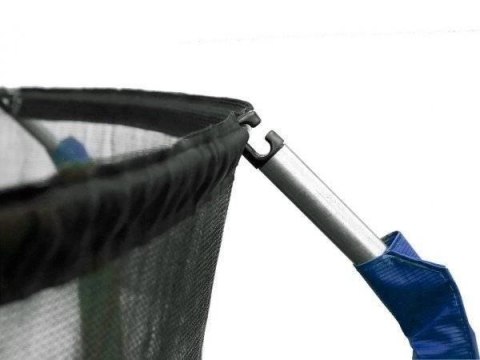 TRAMPOLINA OGRODOWA SKYFLYER 487CM 16FT, SIATKA, DRABINKA, NIEBIESKA