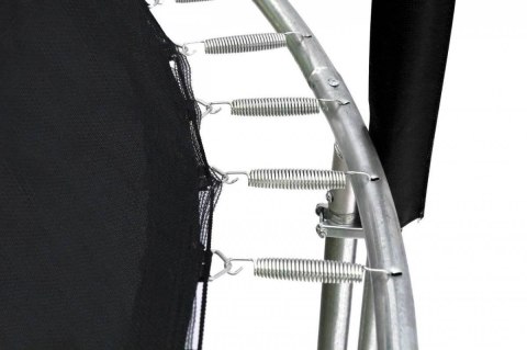 TRAMPOLINA OGRODOWA SKYFLYER 487CM 16FT, SIATKA, DRABINKA, NIEBIESKA