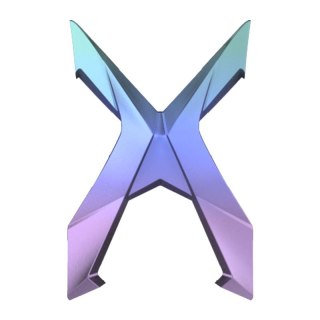 OSŁONA TYLNA X NEXUS, DO FOTELA FURIA, FURIA PRO, RÓŻOWO-NIEBIESKA, GAMING
