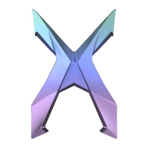 OSŁONA TYLNA X NEXUS, DO FOTELA FURIA, FURIA PRO, RÓŻOWO-NIEBIESKA, GAMING
