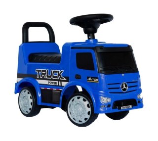 Mercedes - Benz Antos jeździk odpychacz TRUCK z funkcjami dźwiękowymi i świetlnymi - niebieski