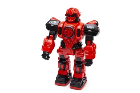 ROBOT WIELOFUNKCYJNY STEROWANY PILOTEM - FUNKCJE DŹWIĘKOWE, RUCHOWE I ŚWIETLNE 