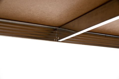 Regał magazynowy metalowy 2w1, 5 półek 150x75x30 cm