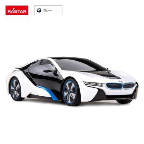 BMW I8 R/C skala1:24 Rastar 48400 samochód sterowany biały