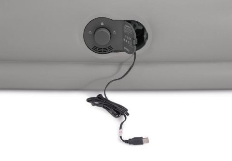 Dwuosobowy materac dmuchany 152x203x30 cm z wbudowaną pompką USB INTEX 64114