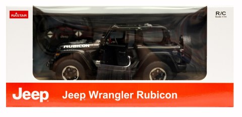 Jeep Wrangler JL R/C skala 1:14 Rastar 79400 samochód sterowany czarny
