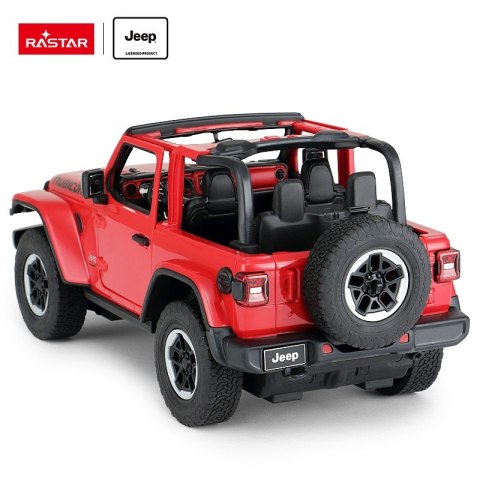 Jeep Wrangler JL R/C skala 1:14 Rastar 79400 samochód sterowany czerwony
