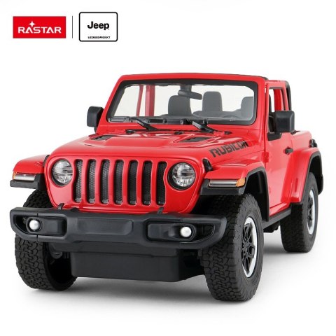 Jeep Wrangler JL R/C skala 1:14 Rastar 79400 samochód sterowany czerwony