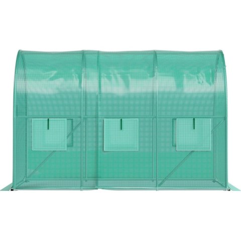 Tunel ogrodowy foliowy szklarnia folia do uprawy roślin 3x2x2m 6m2