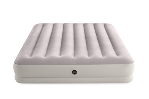 Dwuosobowy materac welurowy 152x203x30 cm z pompką elektryczną INTEX 64179