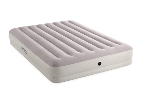 Dwuosobowy materac welurowy 152x203x30 cm z pompką elektryczną INTEX 64179