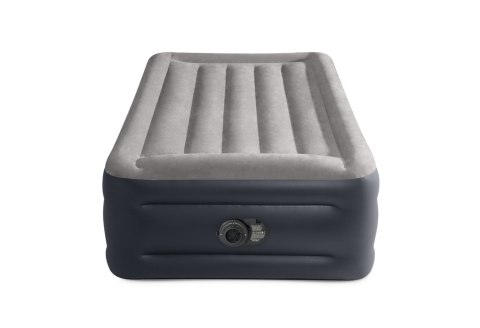 Jednoosobowy materac dmuchany 99x191x42 cm łóżko pompka 220V INTEX 64132 ND