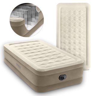 Jednoosobowy materac dmuchany łóżko do spania pompka 230V INTEX 64426 ND