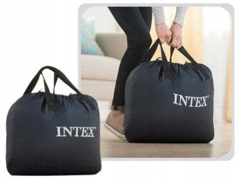 Jednoosobowy materac dmuchany łóżko do spania pompka 230V INTEX 64426 ND