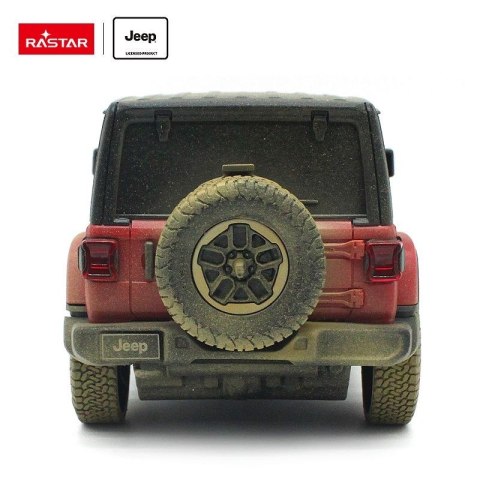 Jeep Wrangler Rubicon skala 1:24 Rastar 79500-4 samochód sterowany Muddy version