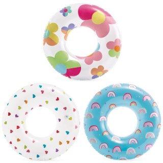 Koło dmuchane do pływania o średnicy 81 cm INTEX 59259 mix wzorów