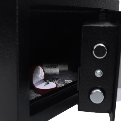 Sejf domowy z zamkiem elektronicznym na kluczyk lub kod XL 31x20x20 cm