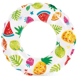 Dmuchane koło do pływania z nadrukiem o średnicy 61 cm INTEX 59241 mix wzorów