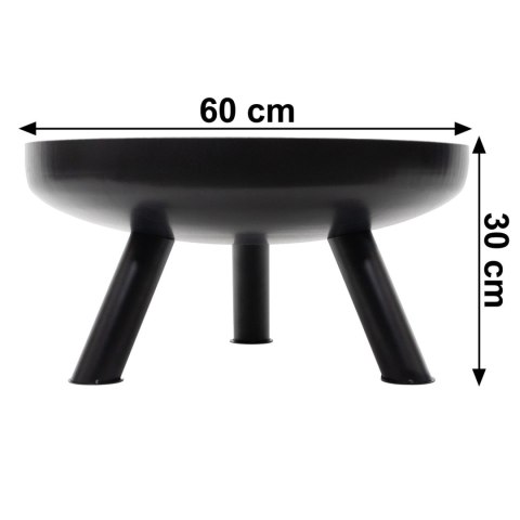 Duże solidne palenisko ogrodowe 60 cm idealne do ogniska