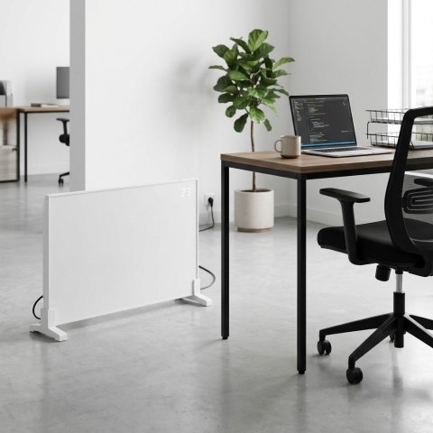 Grzejnik na podczerwień panel grzewczy promiennik IR 1200W WIFI 60x120 cm z wyświetlaczem LED