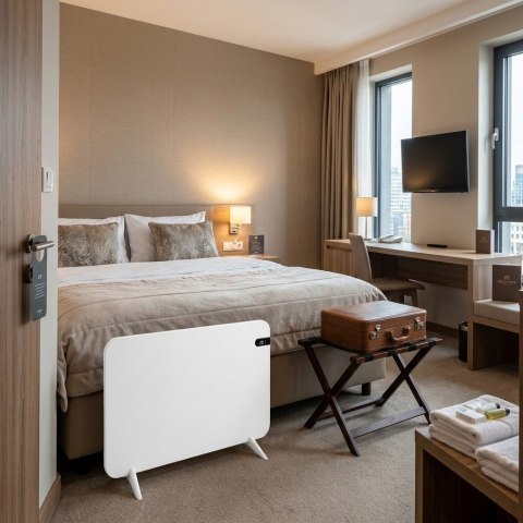 Grzejnik na podczerwień panel grzewczy promiennik IR 450W WIFI 45x70 cm z wyświetlaczem