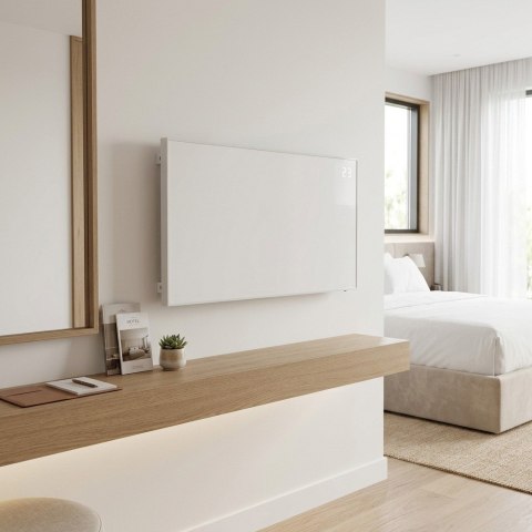 Grzejnik na podczerwień panel grzewczy promiennik IR 800W WIFI 60x100 cm z wyświetlaczem LED