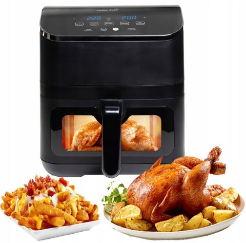 AIR FRYER FRYTKOWNICA BEZTŁUSZCZOWA DUŻA MOCNA 1875W 6L FRYTOWNICA