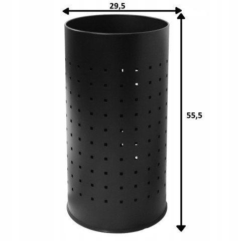 Kosz na Pranie 40l Stal Nierdzewna