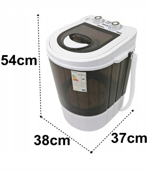 MINI Pralka Wirówka Domowa Turystyczna Do Kampera 4KG+1,5KG OUTLET