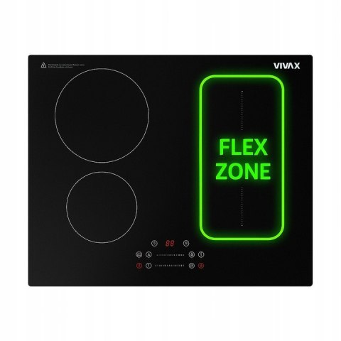 PŁYTA INDUKCYJNA DO ZABUDOWY VIVAX IGNIS, 60 CM, 4 POLA, FLEX ZONE, BOOSTER