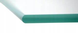 Podstawa szklana hartowana - szyba pod Piec lub Kominek 40x30 cm Biała