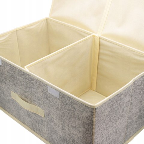 Pojemnik materiałowy 50 x 30 x 25cm Dwie komory