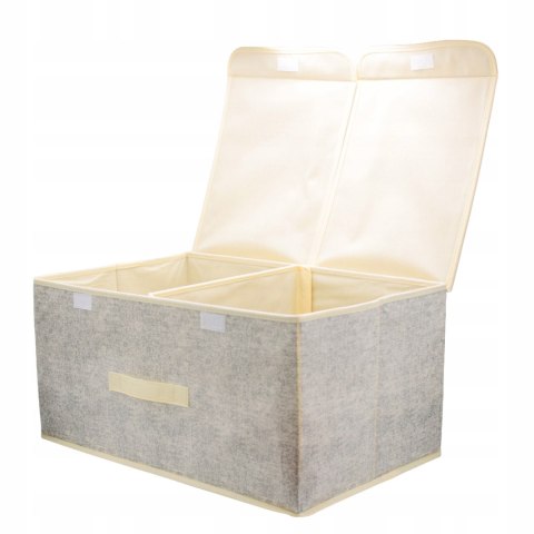 Pojemnik materiałowy 50 x 30 x 25cm Dwie komory
