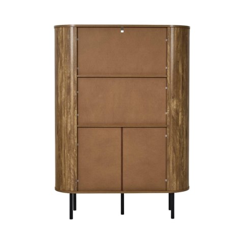 REGAŁ NA KSIĄŻKI NORDVIK, DO SALONU, SZAFKA, PÓŁKA, LOFT, DĄB, 100 CM, 5
