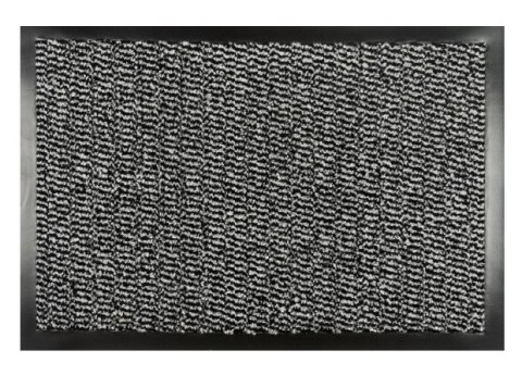 Wycieraczka pod Drzwi 60x80 cm Szara Wewnętrzna Mata Do Butów Antypoślizgowa
