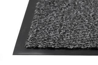 Wycieraczka pod Drzwi 60x80 cm Szara Wewnętrzna Mata Do Butów Antypoślizgowa