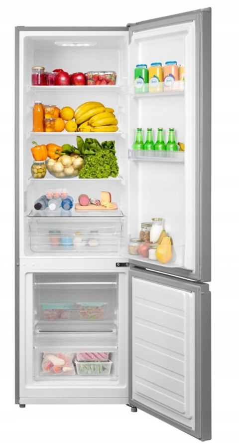 Lodówka Dwudrzwiowa 180 cm 262L Low Frost INOX 39 dB Vivax CF-259ELF S