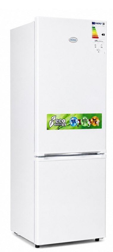 Lodówka Lodówko Zamrażarka Chłodziarka 145cm 162L Biała 41dB Low Frost