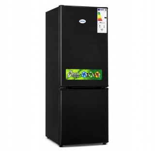 Lodówka Lodówko Zamrażarka Chłodziarka 145cm 162L Czarna 41dB Low Frost